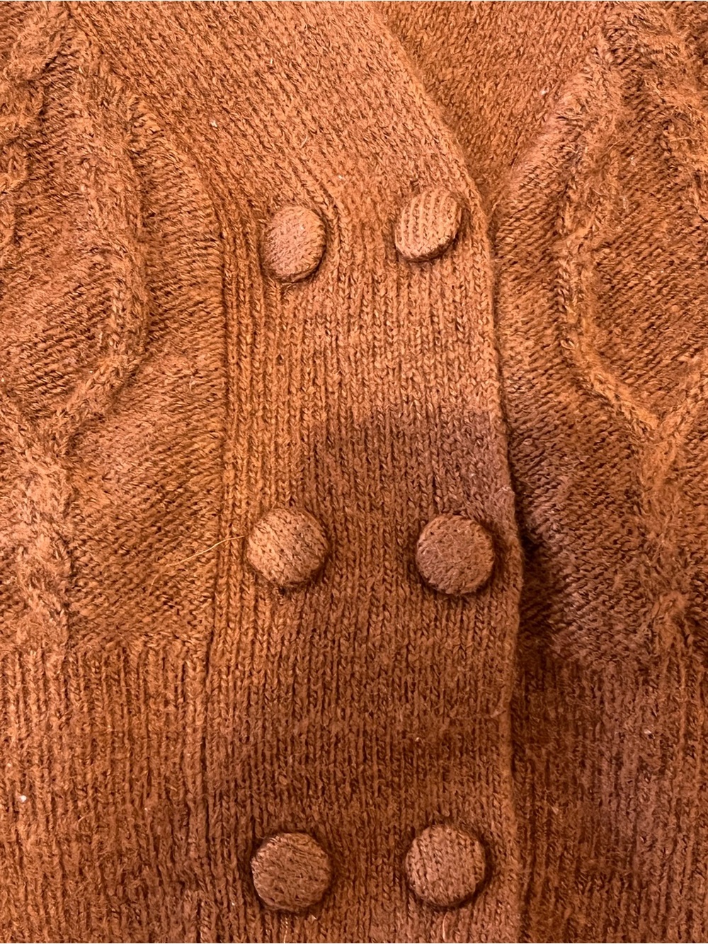 Abercrombie & Fitch Cable Knit Sweater Size M - Picture 3 of 7